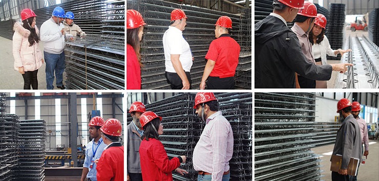 寶潤達(dá)桁架樓承板客戶參觀