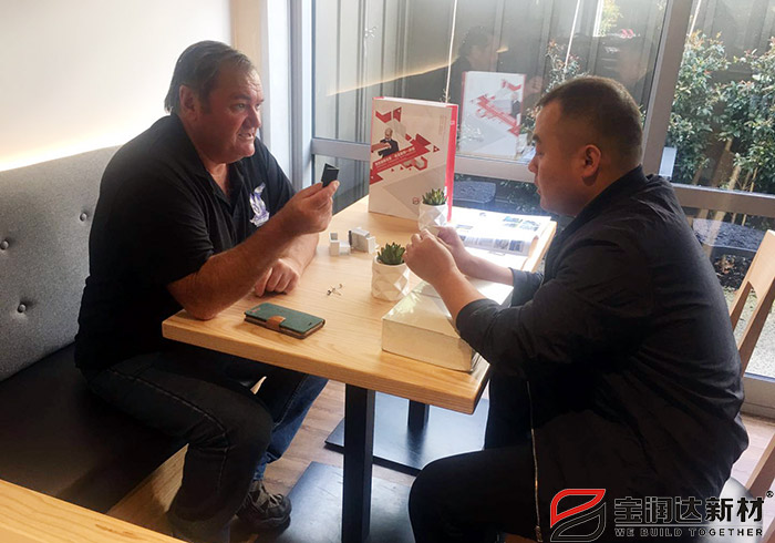 寶潤達外貿(mào)部經(jīng)理前往新西蘭與經(jīng)銷商洽談