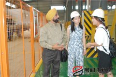 迪拜客戶來訪寶潤達洽談合作