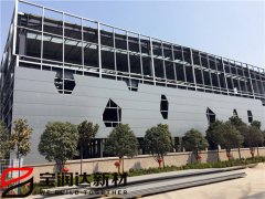 寶潤達鋼結(jié)構(gòu)廠房樓承板施工完成