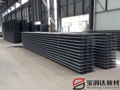 寶潤達(dá)鋼筋桁架樓承板成品放置區(qū)