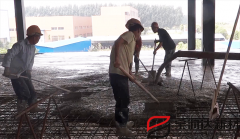 鋼構(gòu)鋼筋桁架樓承板混凝土澆筑