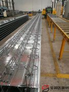 寶潤達TD3-9鋼筋桁架樓承板生產(chǎn)中